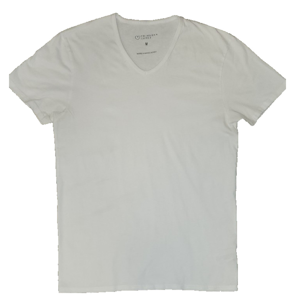 Primark Cares White 100% Cotton Short Sleeve T Shirt